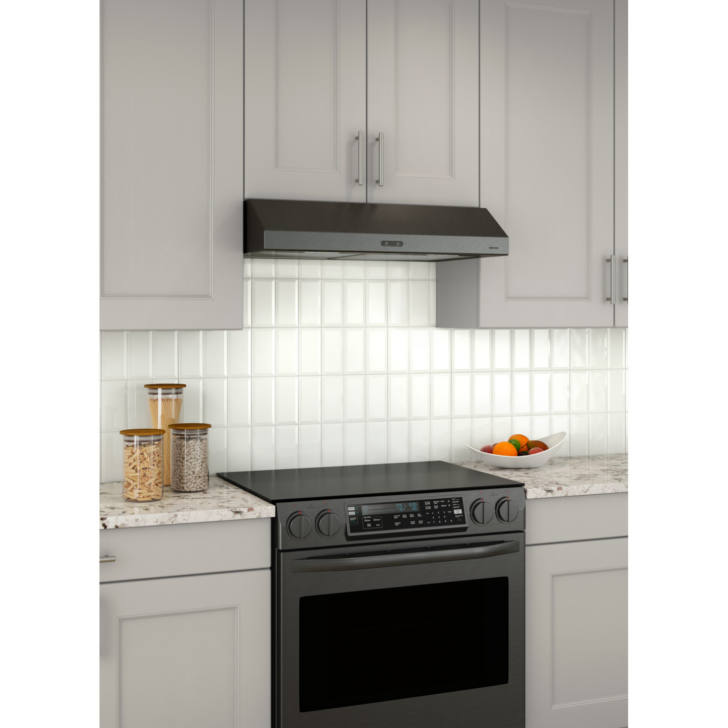 Broan Under-Cabinet Range Hood – Black Stainless Steel